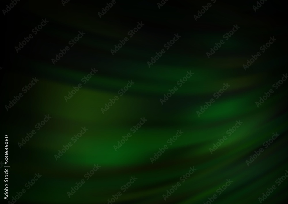 Dark Green vector glossy abstract template. A completely new color illustration in a bokeh style. A completely new design for your business. Dark Green vector glossy abstract template. A completely new color illustration in a bokeh style. A completely new design for your business.