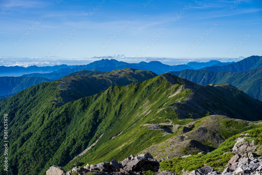 landscape with mountains