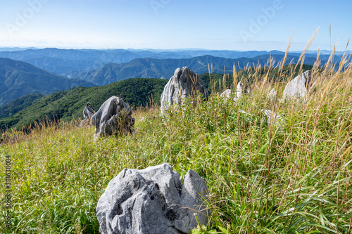 四国カルストの風景