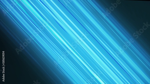 Blue Diagonal Anime Speed Lines. Anime background. 3d illustration