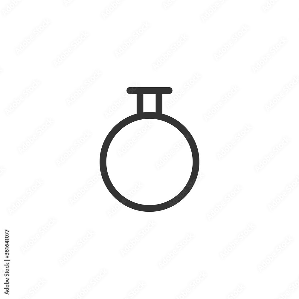 Test tube icon. Flask symbol modern, simple, vector, icon for website design, mobile app, ui. Vector Illustration