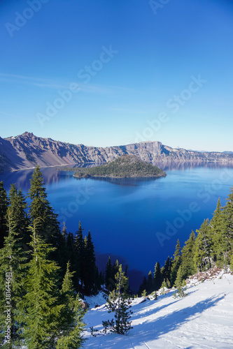 Beautiful view of Crater Lake National Park 1