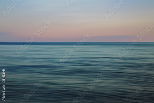 abstract ocean seascape with blurred panning motion