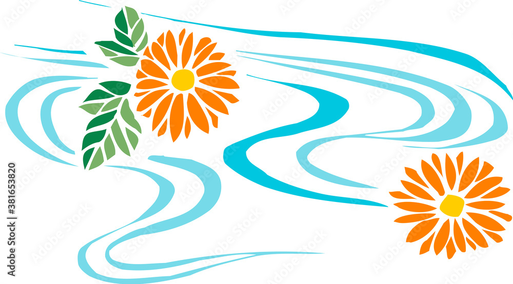 Obraz premium 菊水