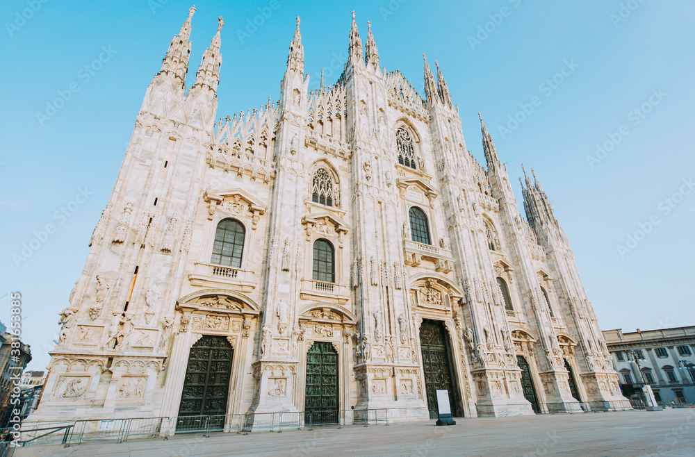 Duomo cathedral in Milan. Concept about landmarks and travel