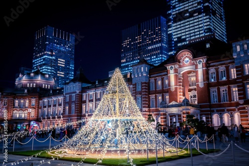 Tokyo station nightview