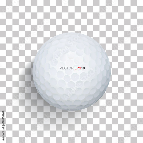 American football ball on transparent background, Vector.
