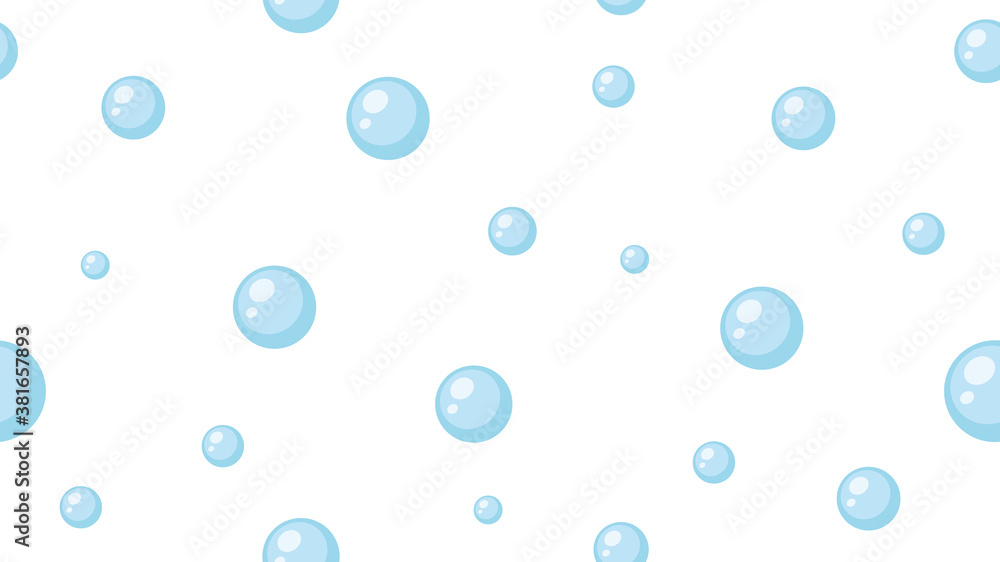 Bubble. Soap texture. Background with sparkling water, abstract wallpaper with effervescent effect. Vector illustration
