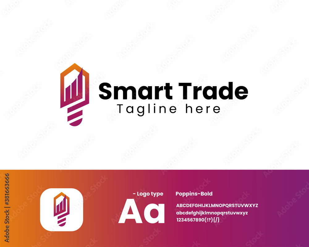 Smart Trade Logo Template Design Vector Smart Trade Logo Template Design Vector