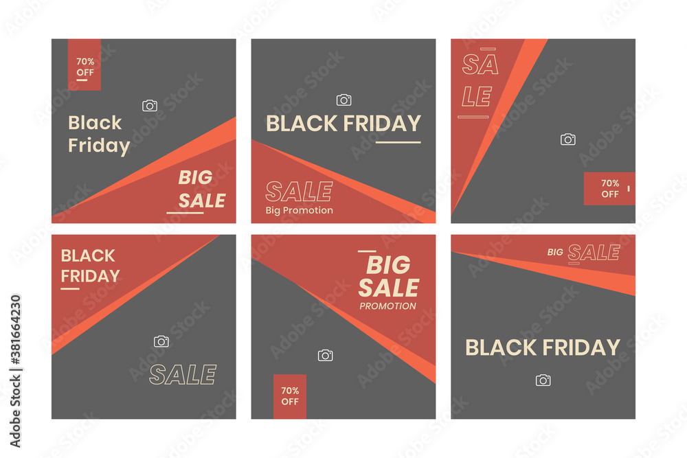 Black Friday Special Offer for Social Media Web Banner Template Black Friday Special Offer for Social Media Web Banner Template