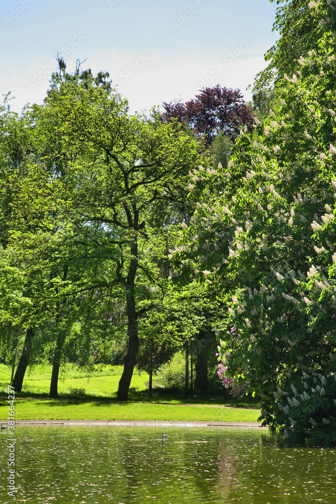 Slottsparken - Palace Park in Oslo. Norway Slottsparken - Palace Park in Oslo. Norway