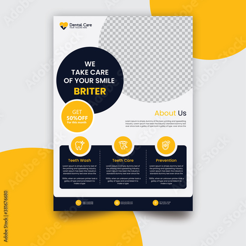 clean dental flyer