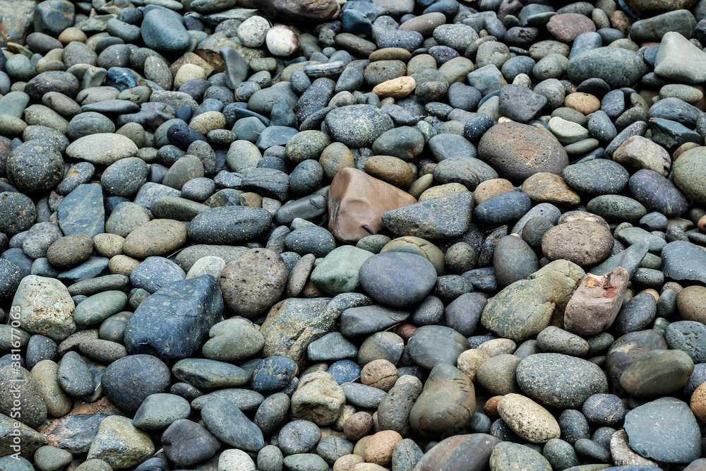 pebbles on the beach