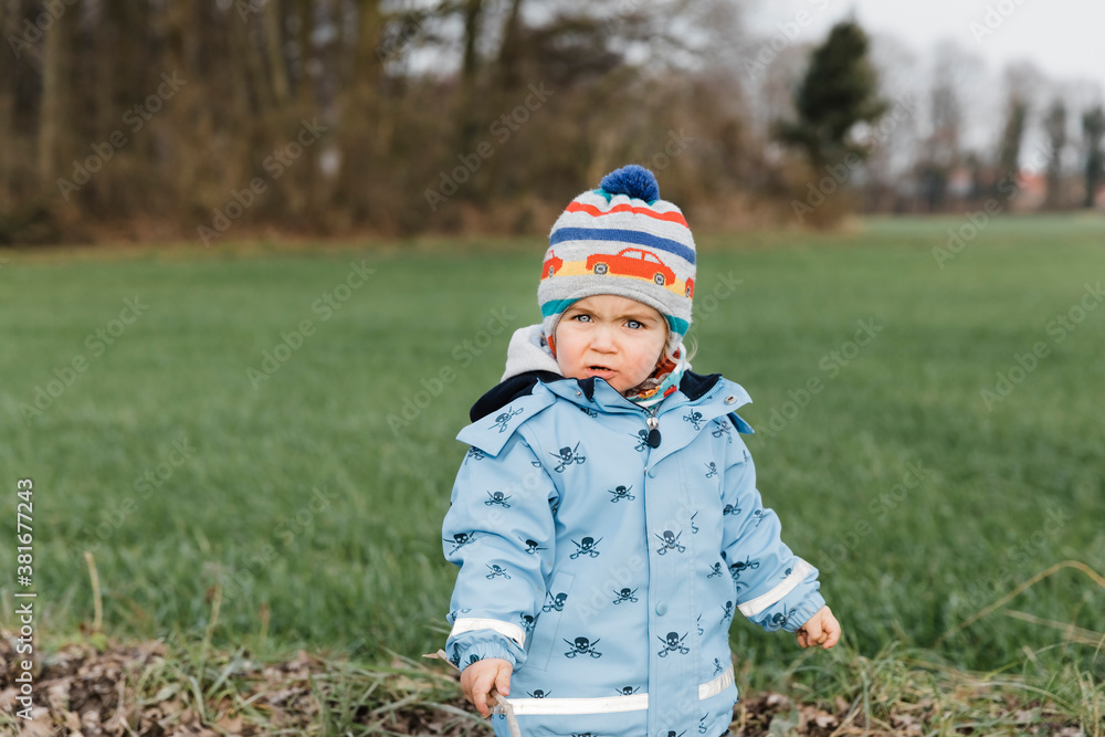 Child exploring the Great Outdoors Child exploring the Great Outdoors