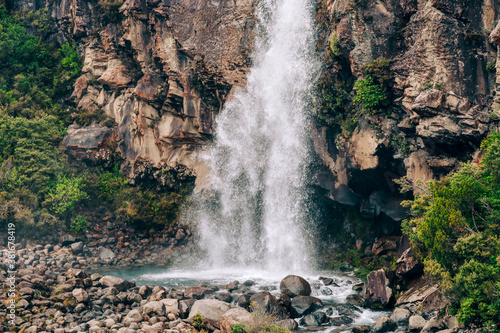 Taranaki Falls in Tongariro National Park  North Island  New Zealand