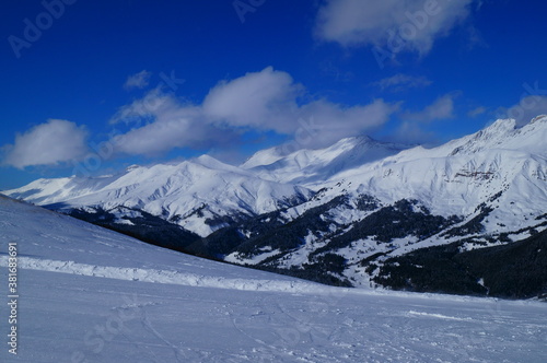 the resort of Krasnaya Polyana in the Caucasus