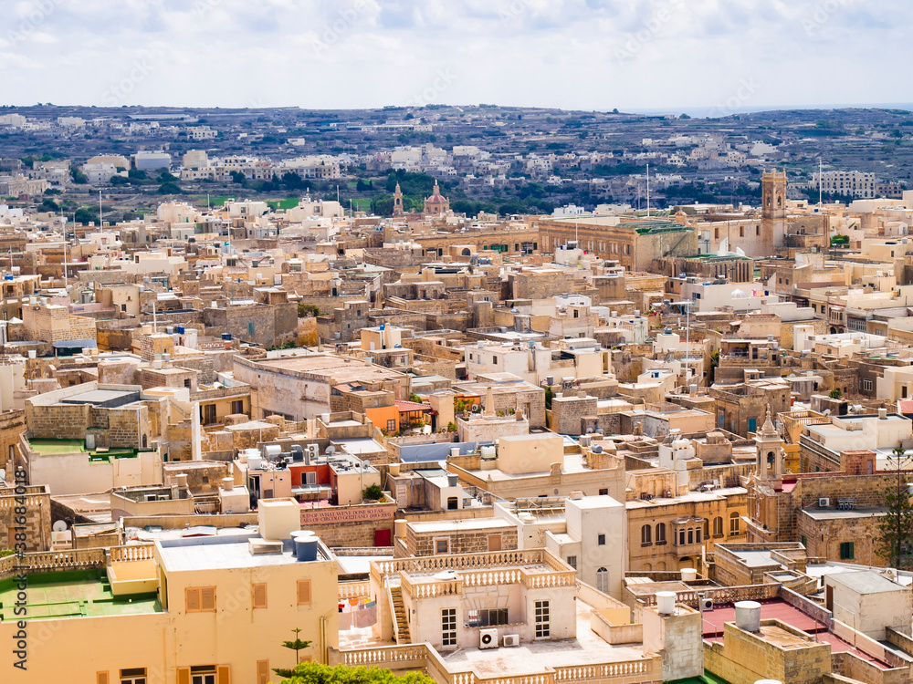 Rabat, Victoria - capital city of Gozo island, Malta