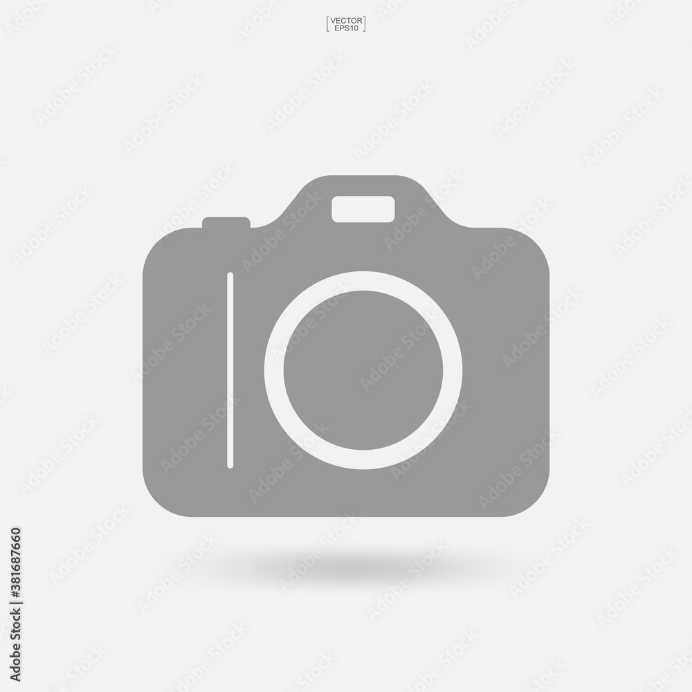 Camera sign and symbol. Photo icon or image icon. Vector. Camera sign and symbol. Photo icon or image icon. Vector.