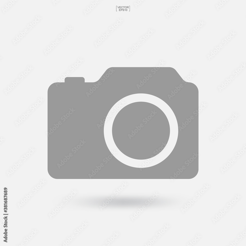 Camera sign and symbol. Photo icon or image icon. Vector. Camera sign and symbol. Photo icon or image icon. Vector.