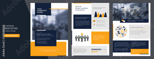 Corporate annual report template, cover,  catalog, booklet, leaflet, brochure, flyer template, magazine a4 size. Elements of infographics for report and presentations templates. Vector Illustration. 