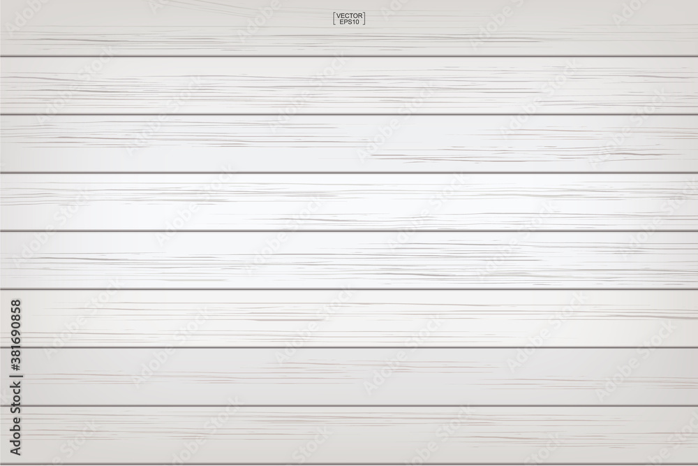 White wood pattern and texture for background. Vector. White wood pattern and texture for background. Vector.