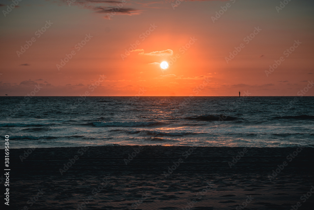 sunset at the beach sunset at the beach