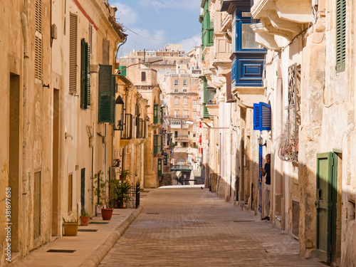 Street in Valletta  Malta