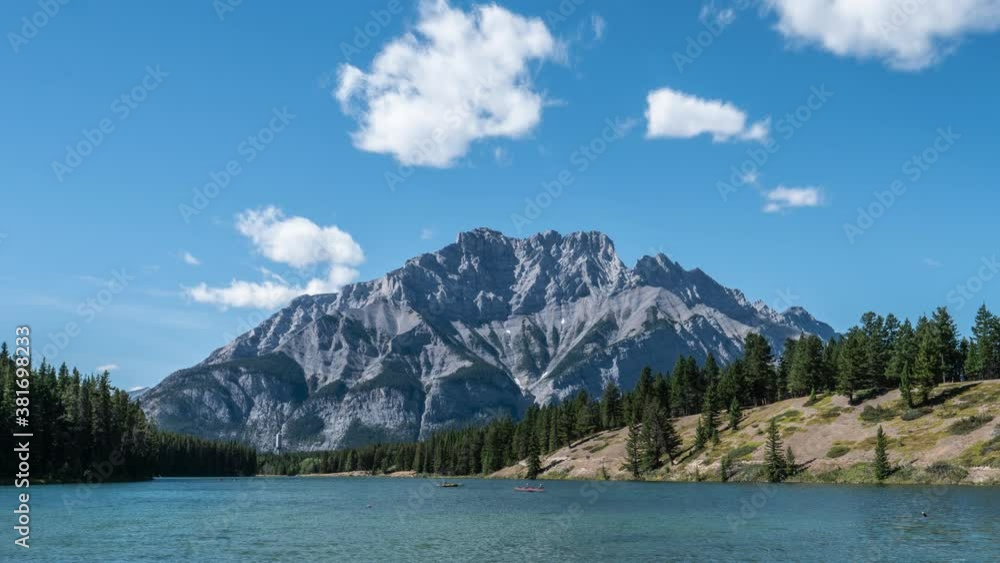 Banff and Jasper National Park Clouds Mountains and Rivers Time Lapse 4k Banff and Jasper National Park Clouds Mountains and Rivers Time Lapse 4k