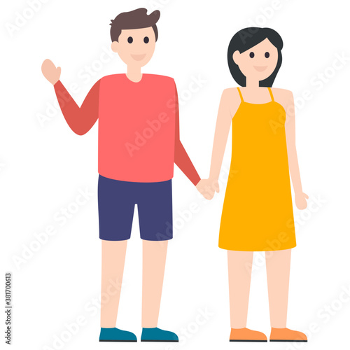 Love Couple Vector 