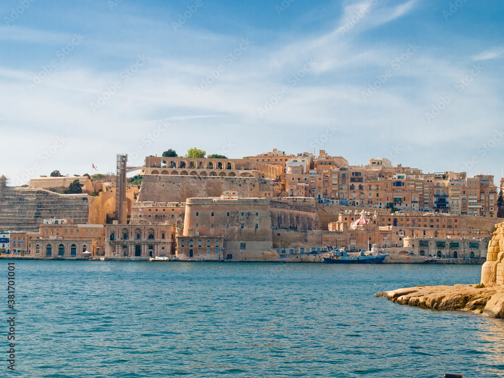 View of Senglea, Malta