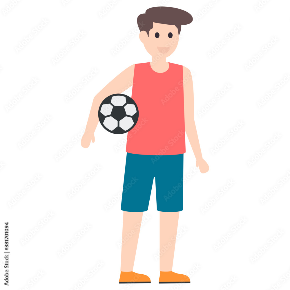 Football Player Vector 