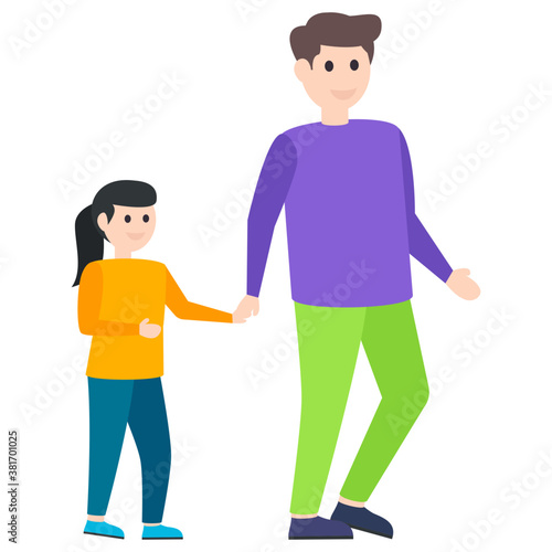 Dad With Daughter 