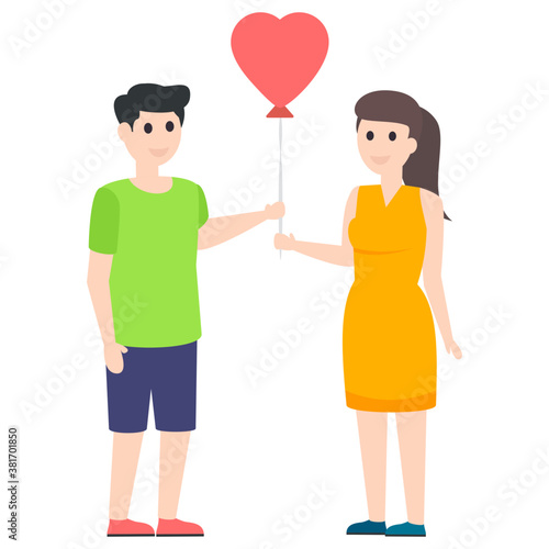 Love Couple Vector 