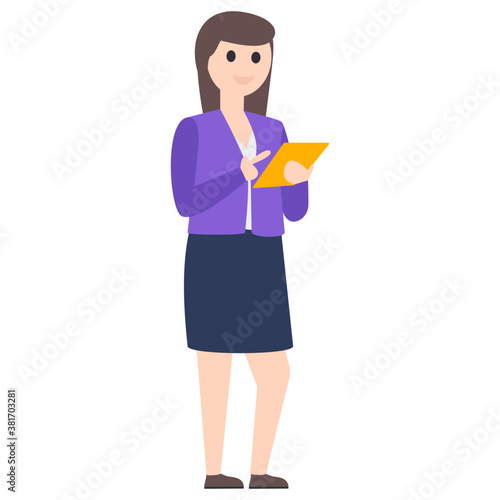 Office Secretary Avatar