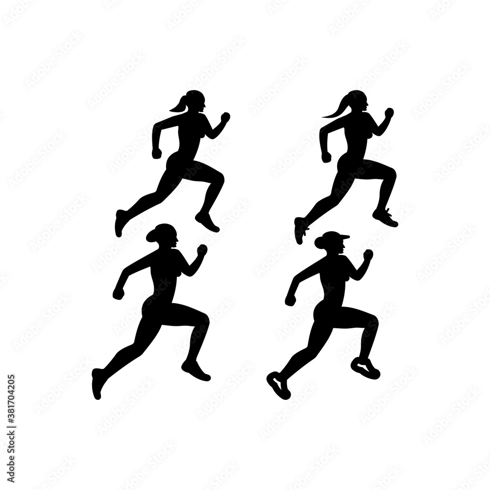 People exercise icon (vector illustration) People exercise icon (vector illustration)