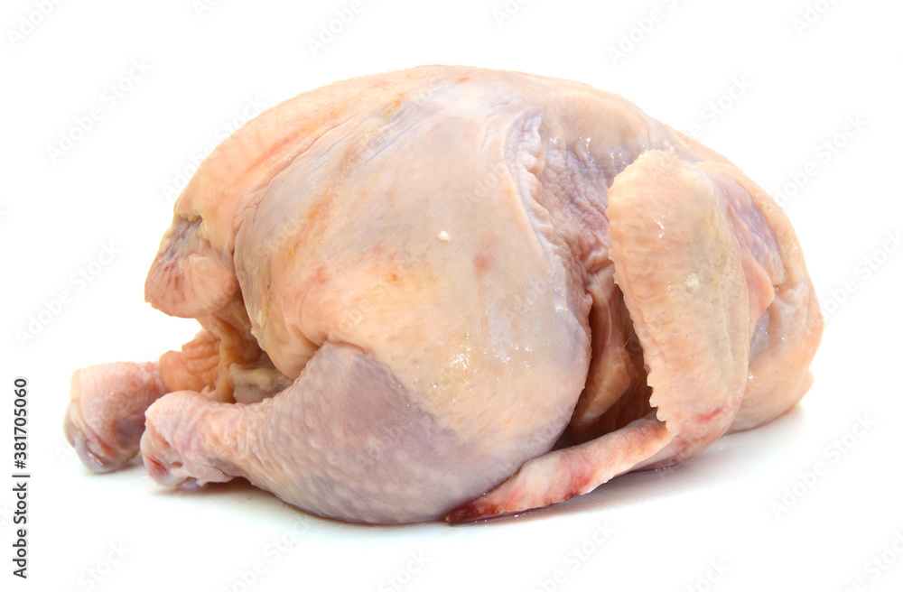 raw chicken isolated on white raw chicken isolated on white
