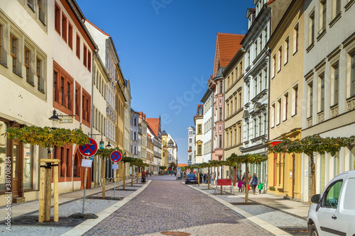 Street in Freiberg, Germany © borisb17