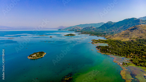 Skadar the biggest lake in small european country Montenegro