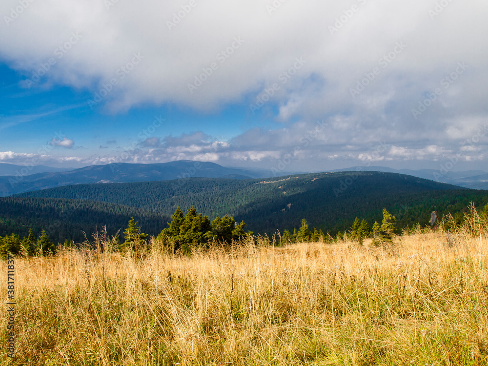 View from Praded,  Jeseník mountains, Czech Republic