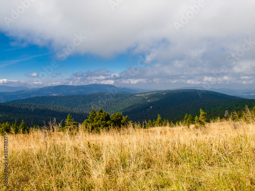 View from Praded   Jesen  k mountains  Czech Republic