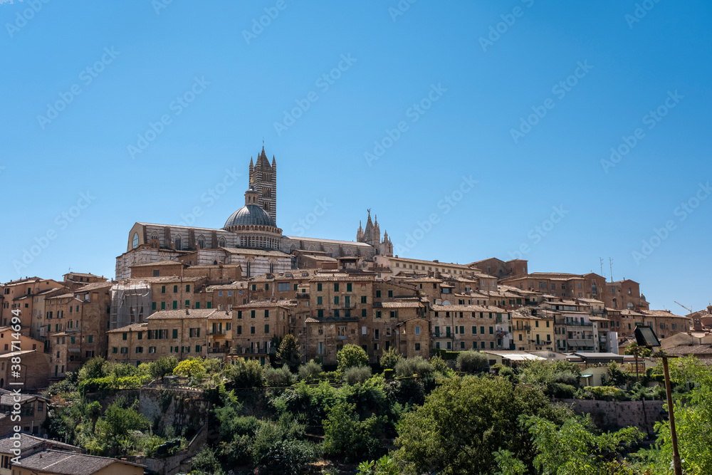 Siena, Italy. The medieval city of Siena in southern Tuscany, Italy