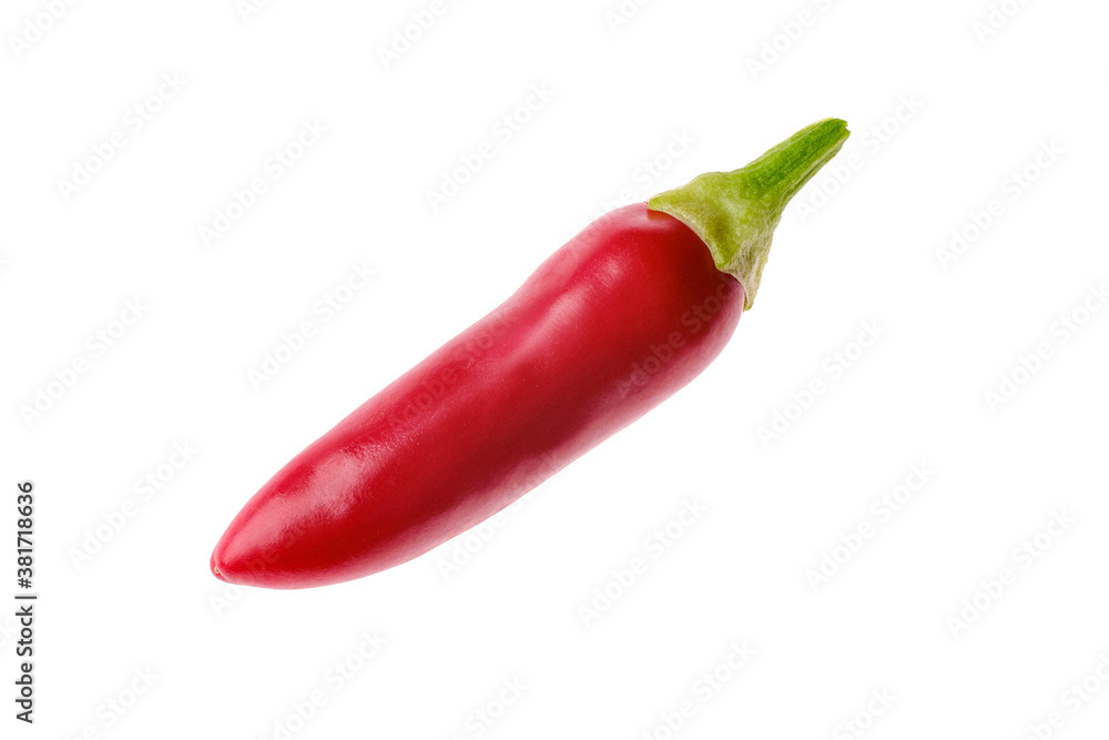 Whole baby jalapeno pepper isolated on white Whole baby jalapeno pepper isolated on white