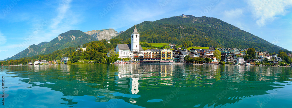 Fototapeta premium Sankt Wolfgang am Wolfgangsee, Salzkammergut Österreich