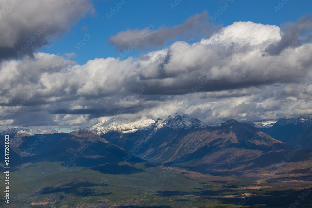 Cloudscape over Glacier National Park, Montana

