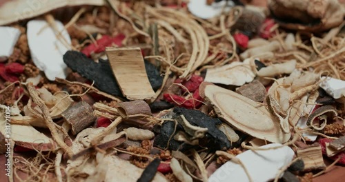 Wallpaper Mural Chinese herbal medicine tea on table Torontodigital.ca
