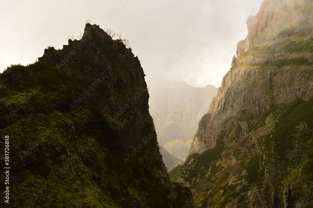 The amazing and beautiful landscape and mountains on Madeira Island in Portugal The amazing and beautiful landscape and mountains on Madeira Island in Portugal