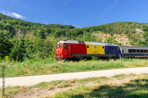Fototapeta Naklejka Na Ścianę i Meble -  train on the railway