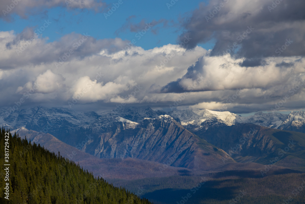 Cloudscape over Glacier National Park, Montana