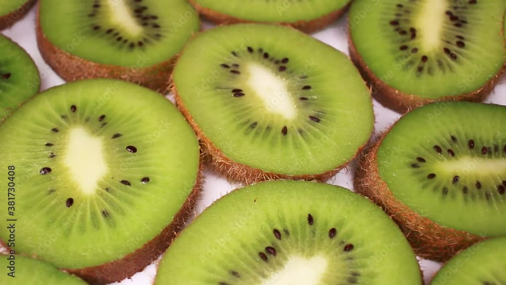 Kiwi Slices Texture Closeup Video Seamless Looping Kiwi Slices Texture Closeup Video Seamless Looping