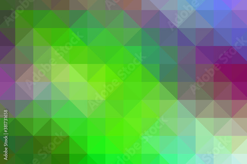 Triangular pixelation. Multi-colored pixel background. The texture consisting of multi-colored triangles.